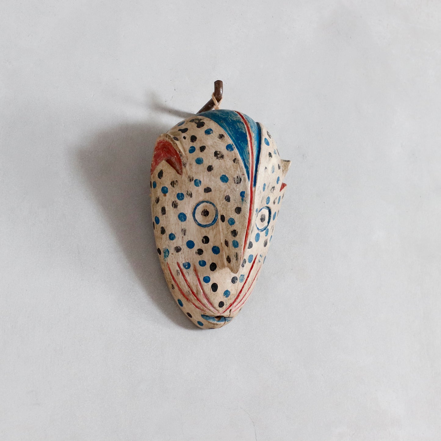 Vinatge | Leopard Mask / White &amp; Blue (Dance)
