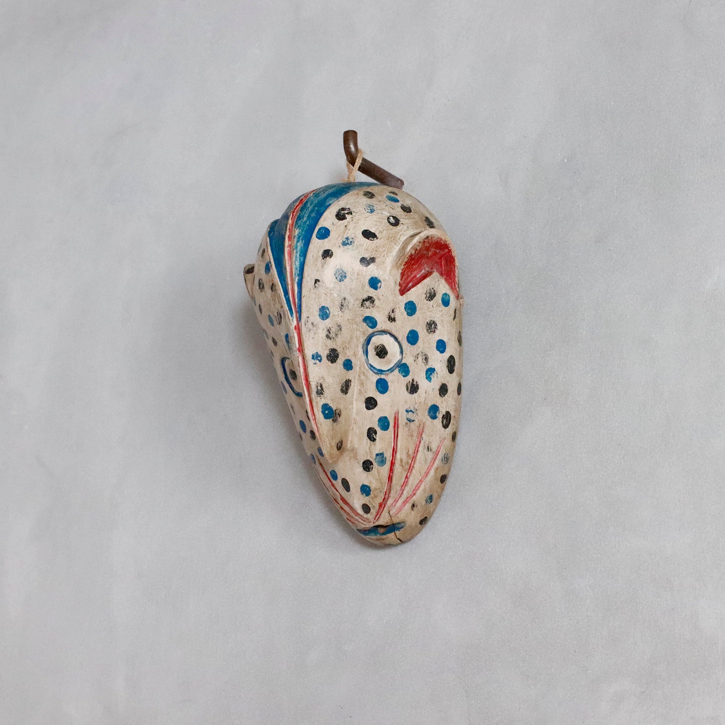 Vinatge | Leopard Mask / White &amp; Blue (Dance)