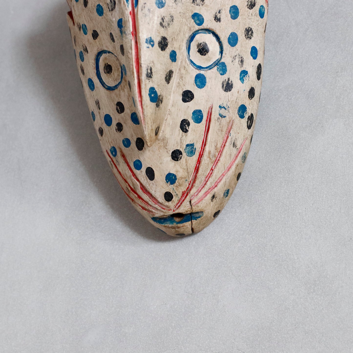 Vinatge | Leopard Mask / White &amp; Blue (Dance)