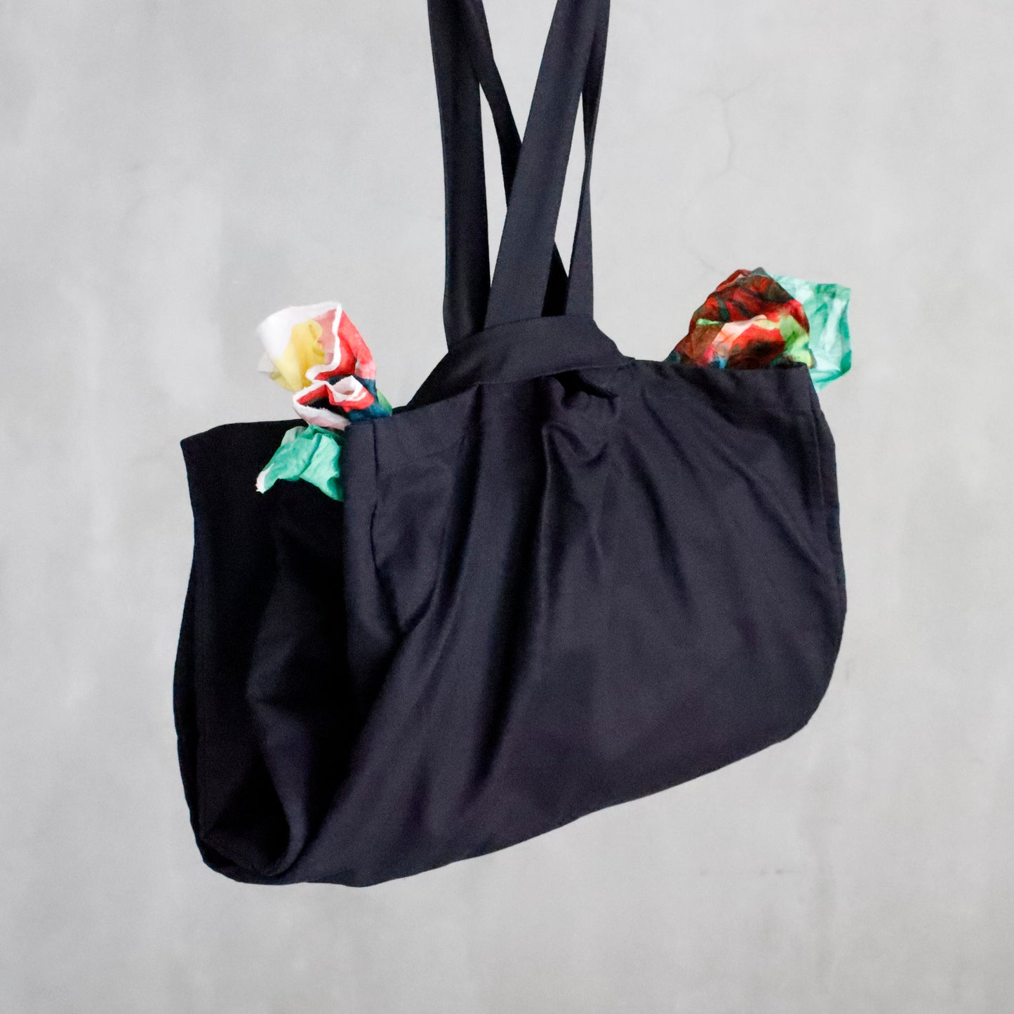 daniela gregis | borsa 4 tasche arrotolabile lavata with scarf