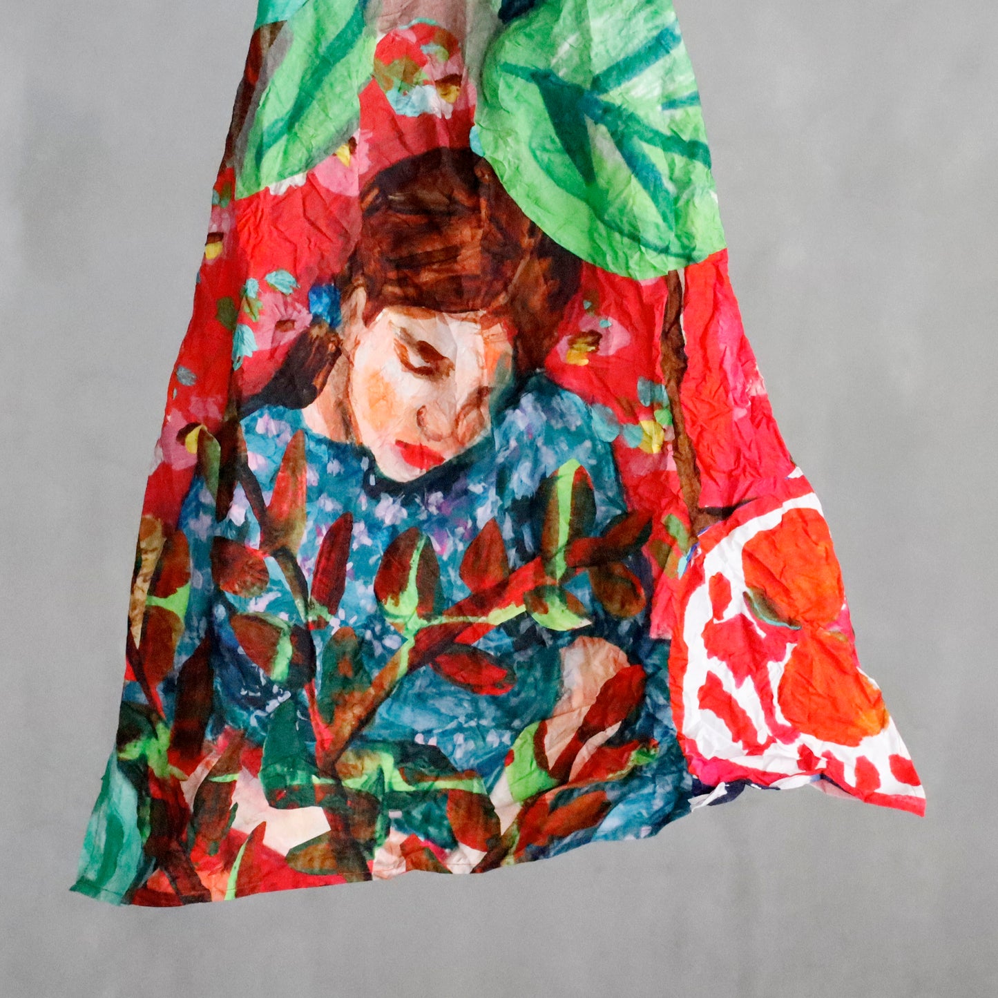 daniela gregis | borsa 4 tasche arrotolabile lavata with scarf