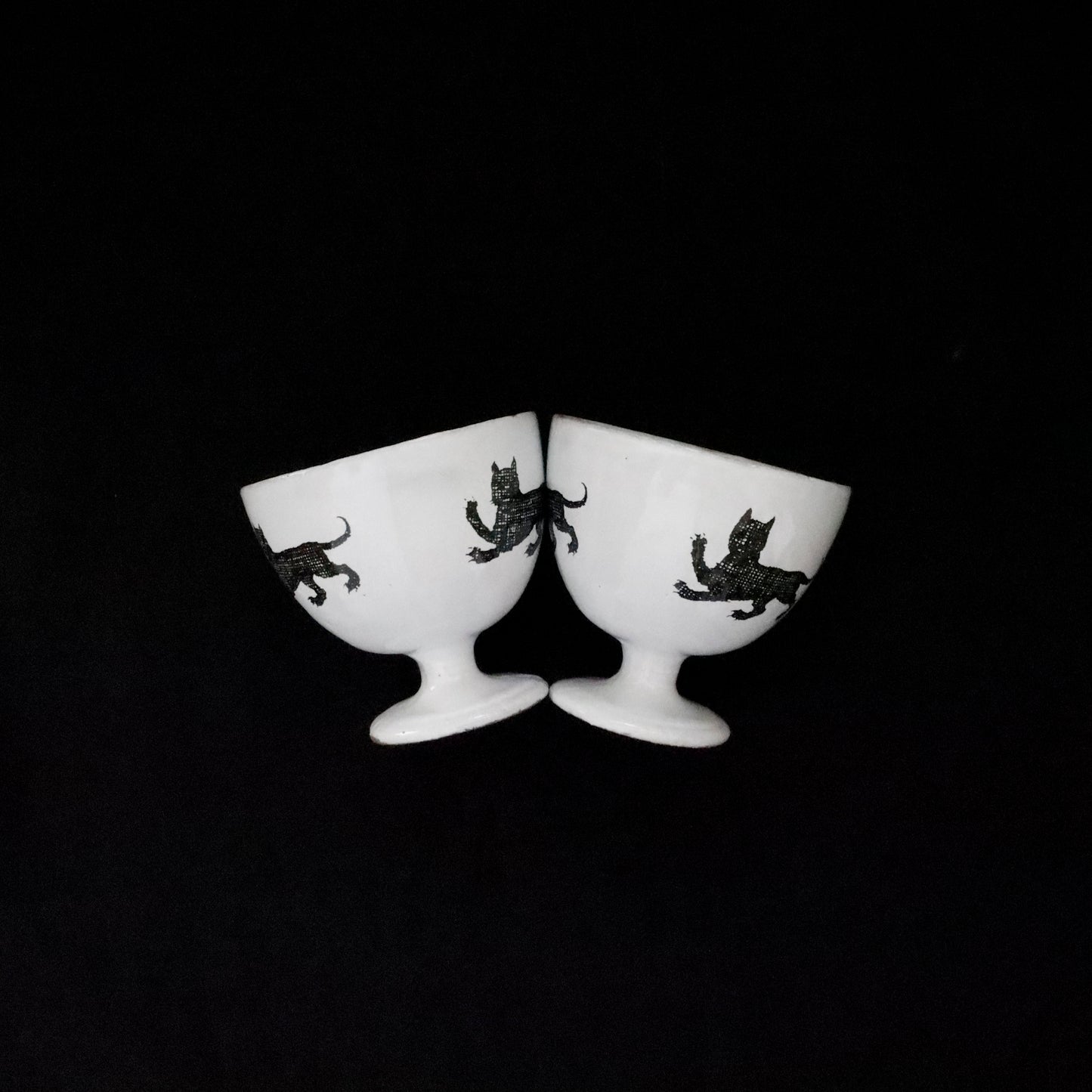 ASTIER de VILLATTE | "John Derian" Cat Bowl on Stand