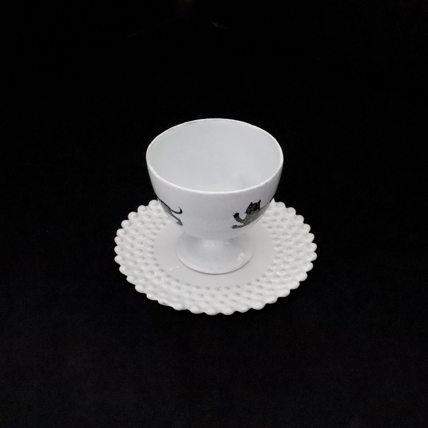 ASTIER de VILLATTE | "John Derian" Cat Bowl on Stand