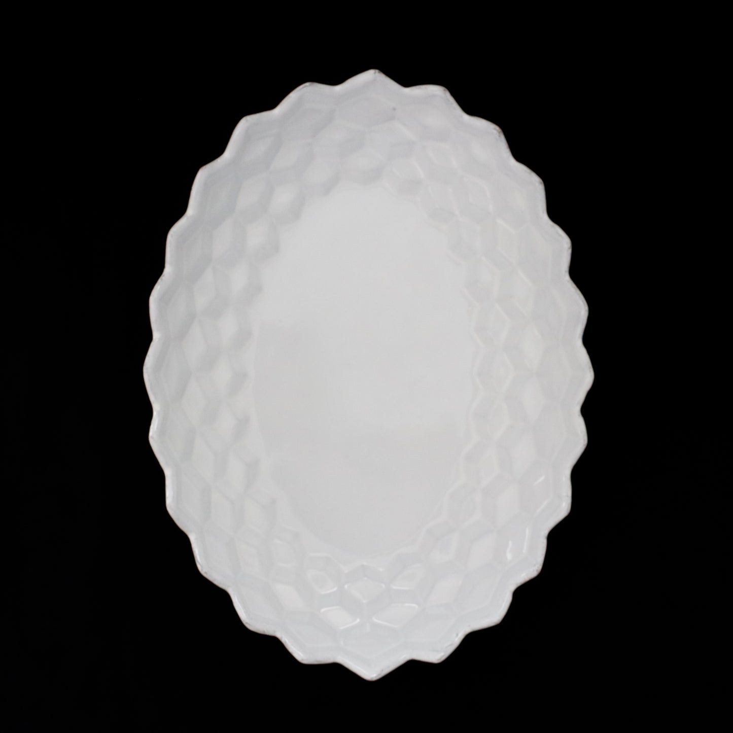 ASTIER de VILLATTE | "Cube" Oval Salad Bowl