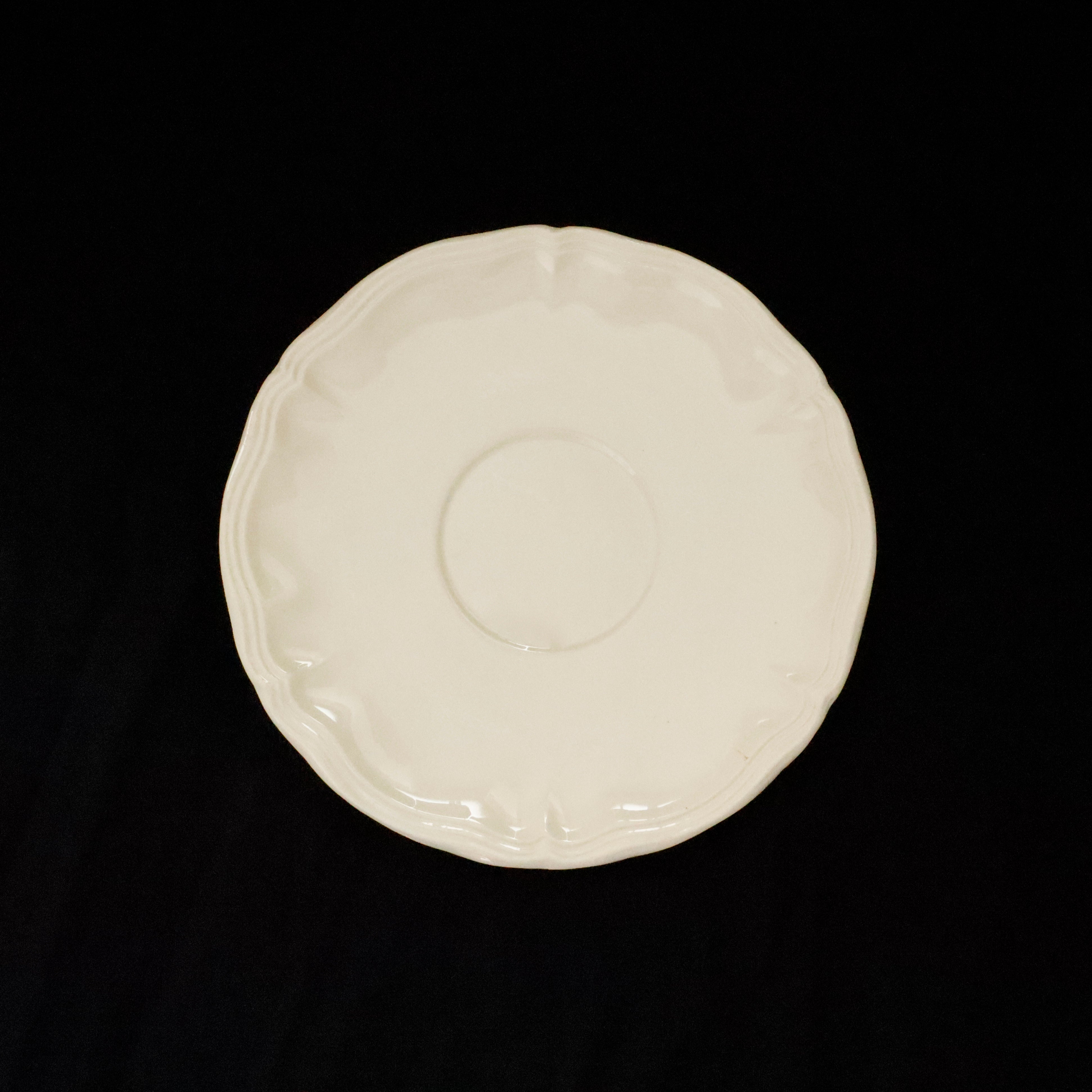 DIGOIN et SARREGUEMINES | Flower Lim Dessert Plate – VISIONS