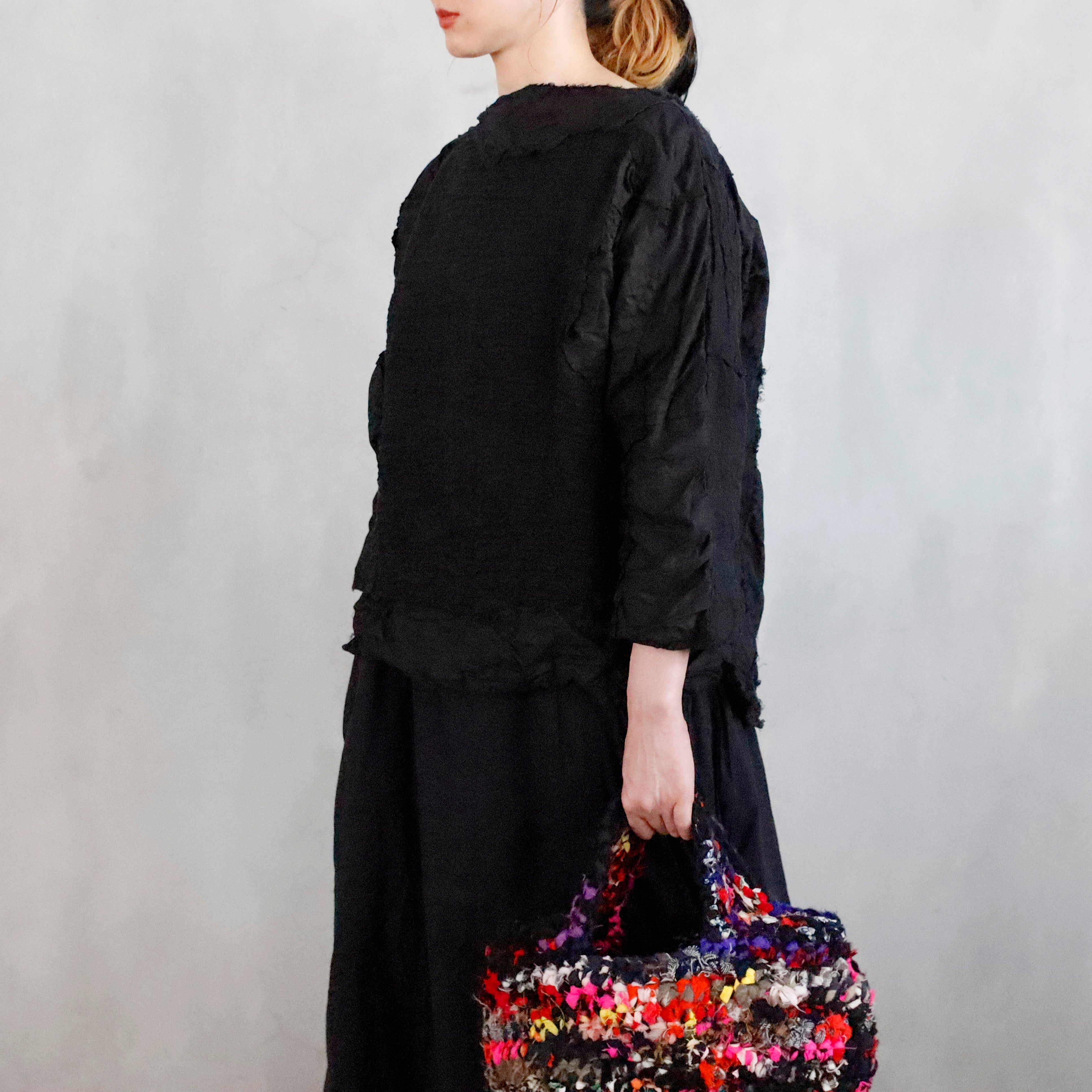daniela gregis 編みバッグ カシミヤ j.s LUXE DANIELA GRESIS ダニエラグレジス 裂き編み バッグ