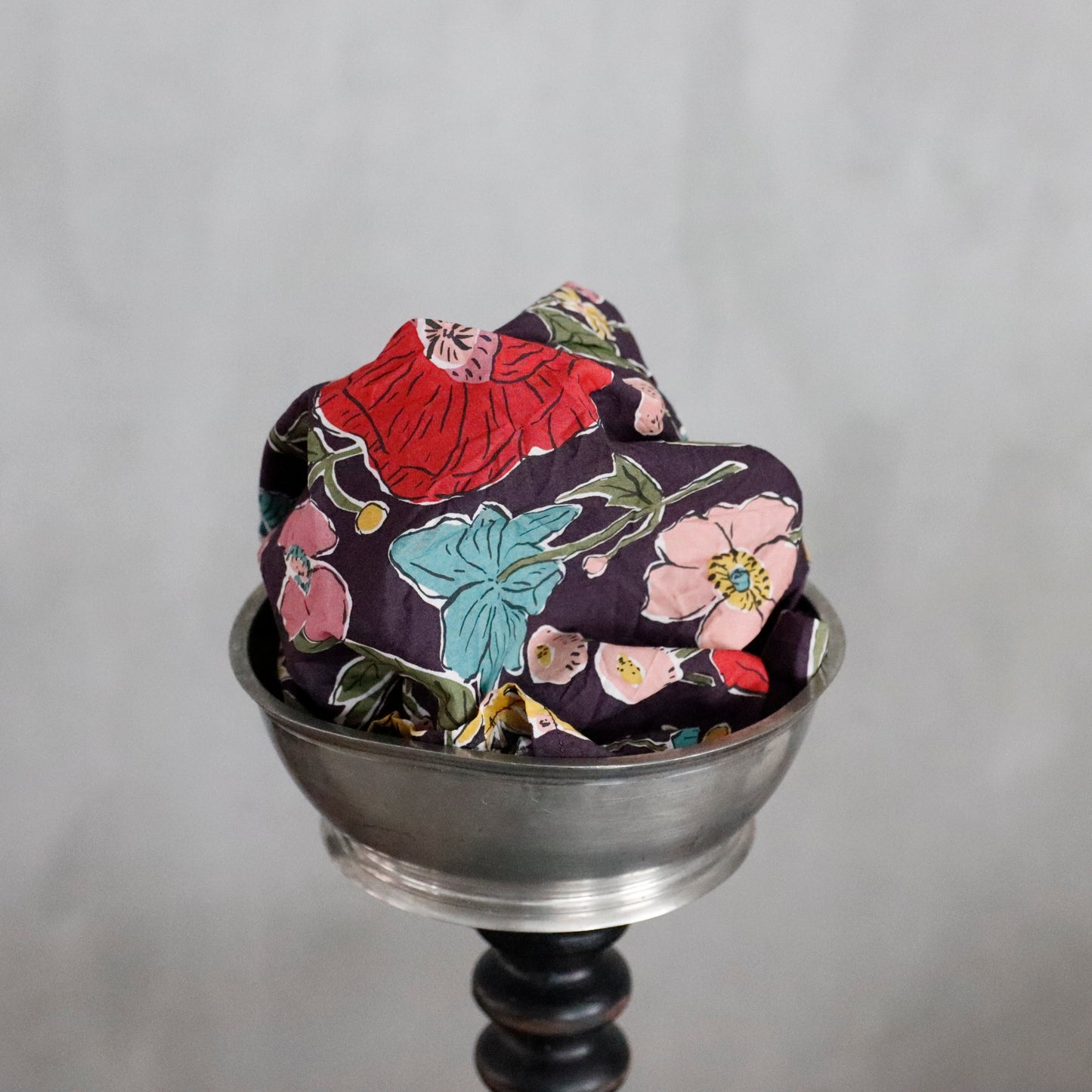 handkerchief, half-washed ― red flower