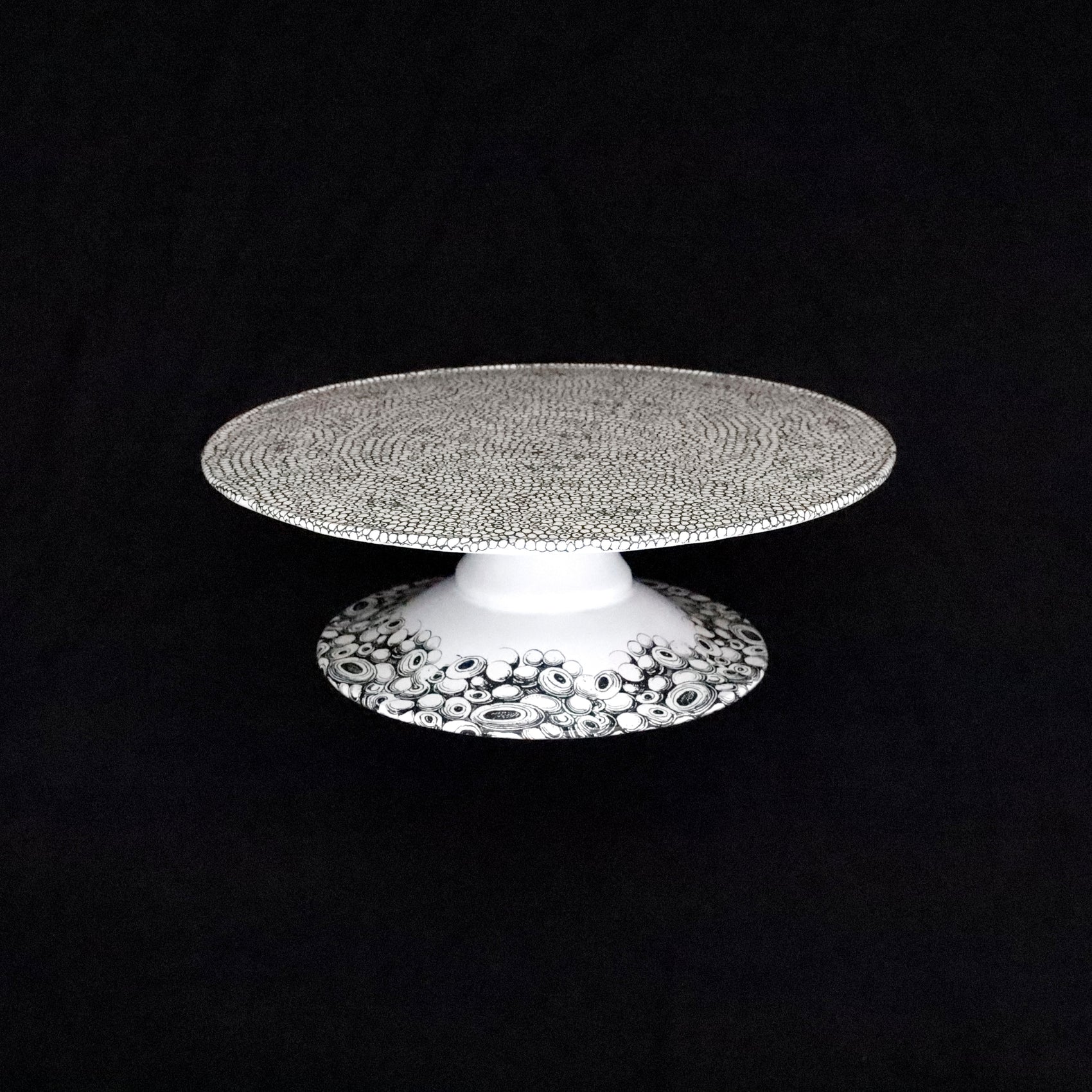 ASTIER de VILLATTE | "John Derian" Double Patterns Cake Stand