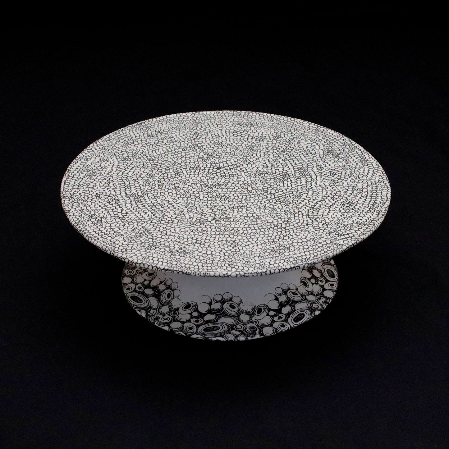 ASTIER de VILLATTE | "John Derian" Double Patterns Cake Stand
