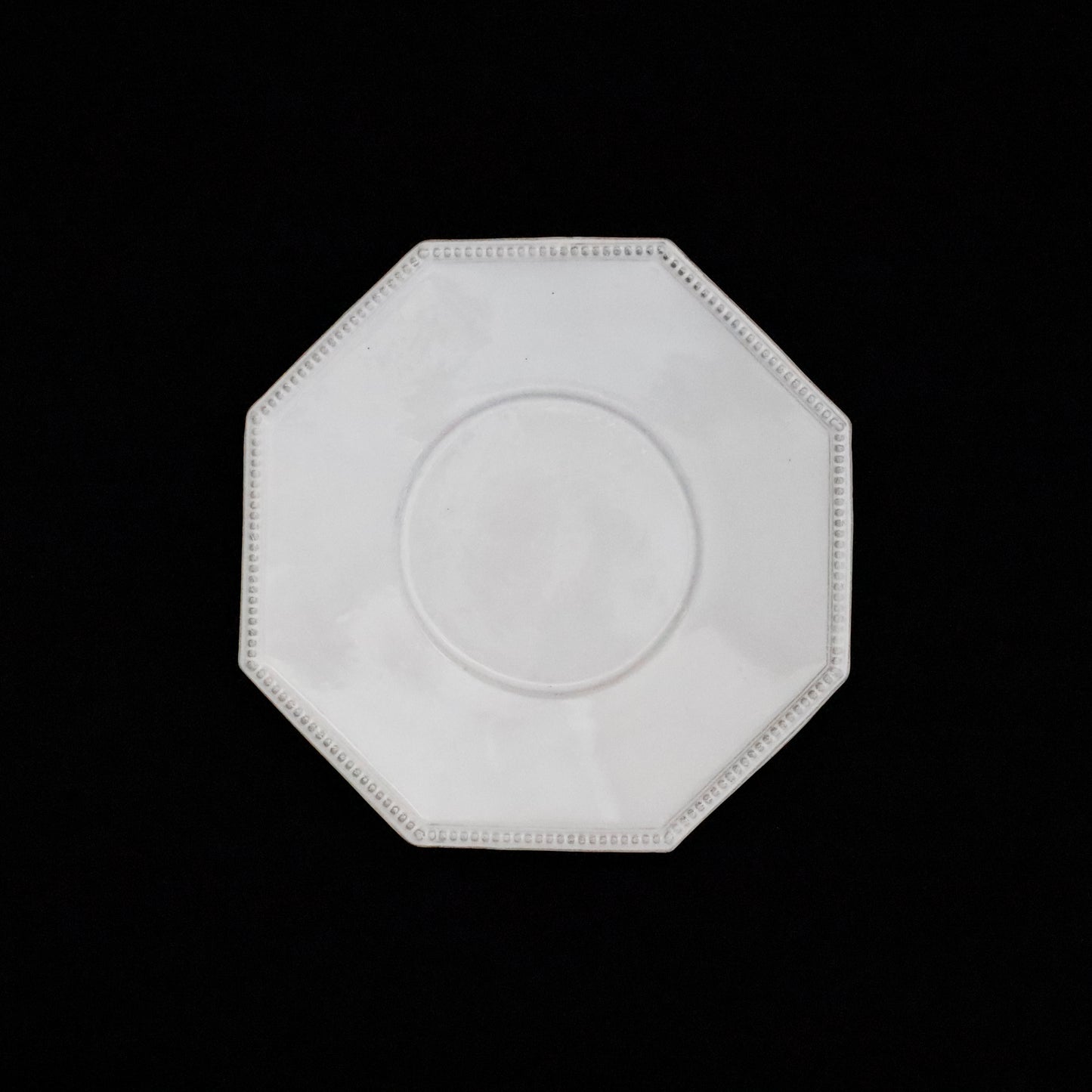 ASTIER de VILLATTE | “Perles" Octagonal Dessert Plate