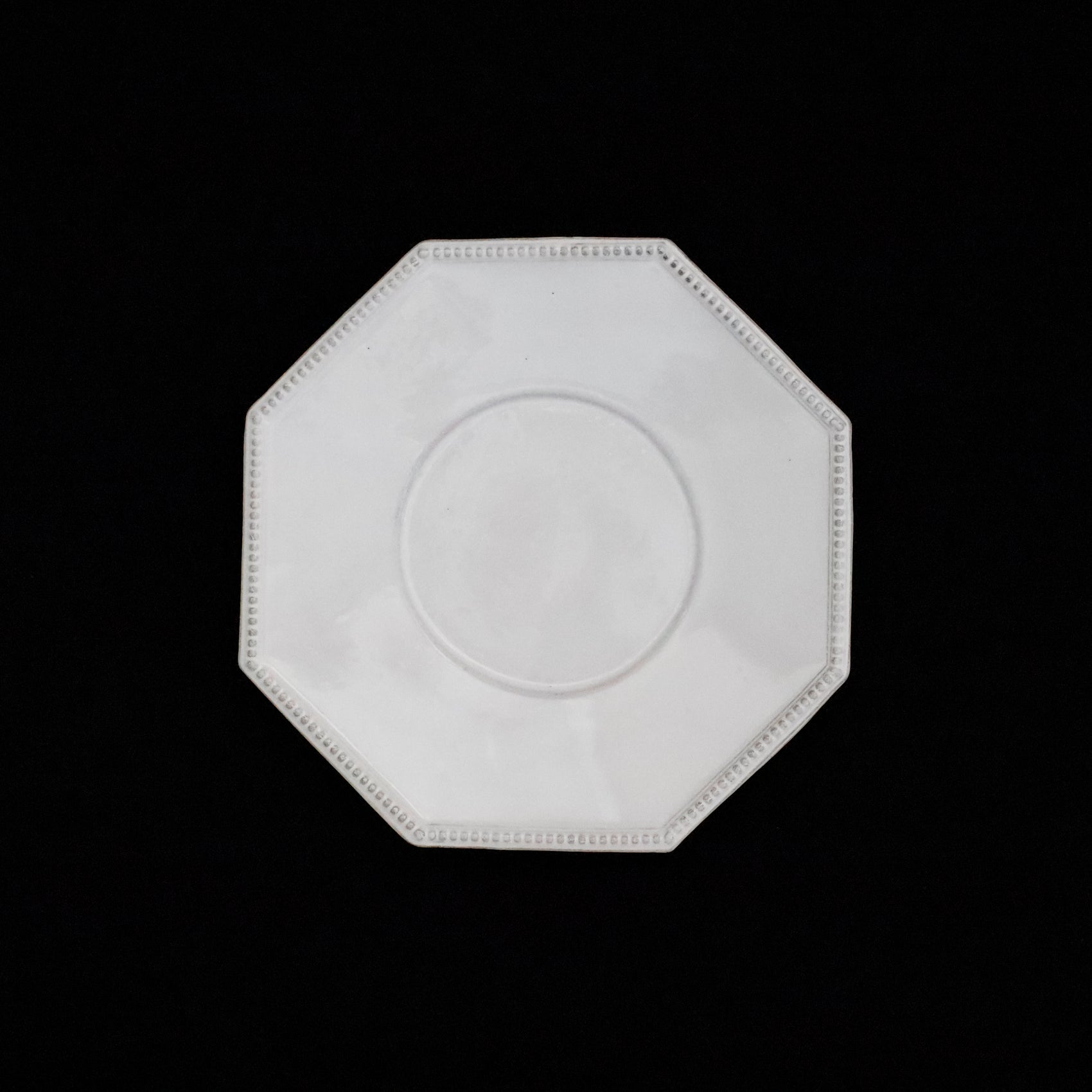 ASTIER de VILLATTE | “Perles” Octagonal Dessert Plate