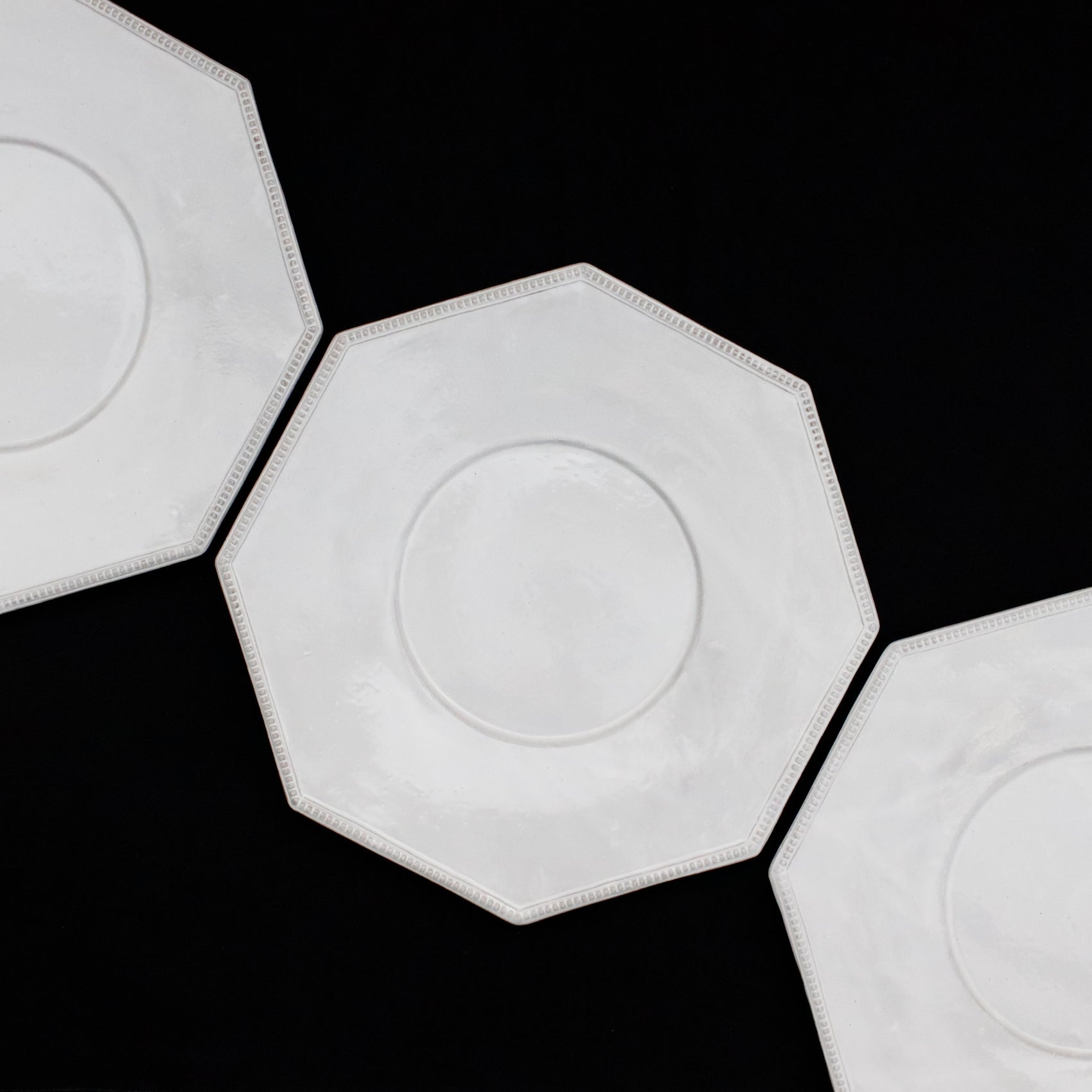 ASTIER de VILLATTE | “Perles” Octagonal Dinner Plate