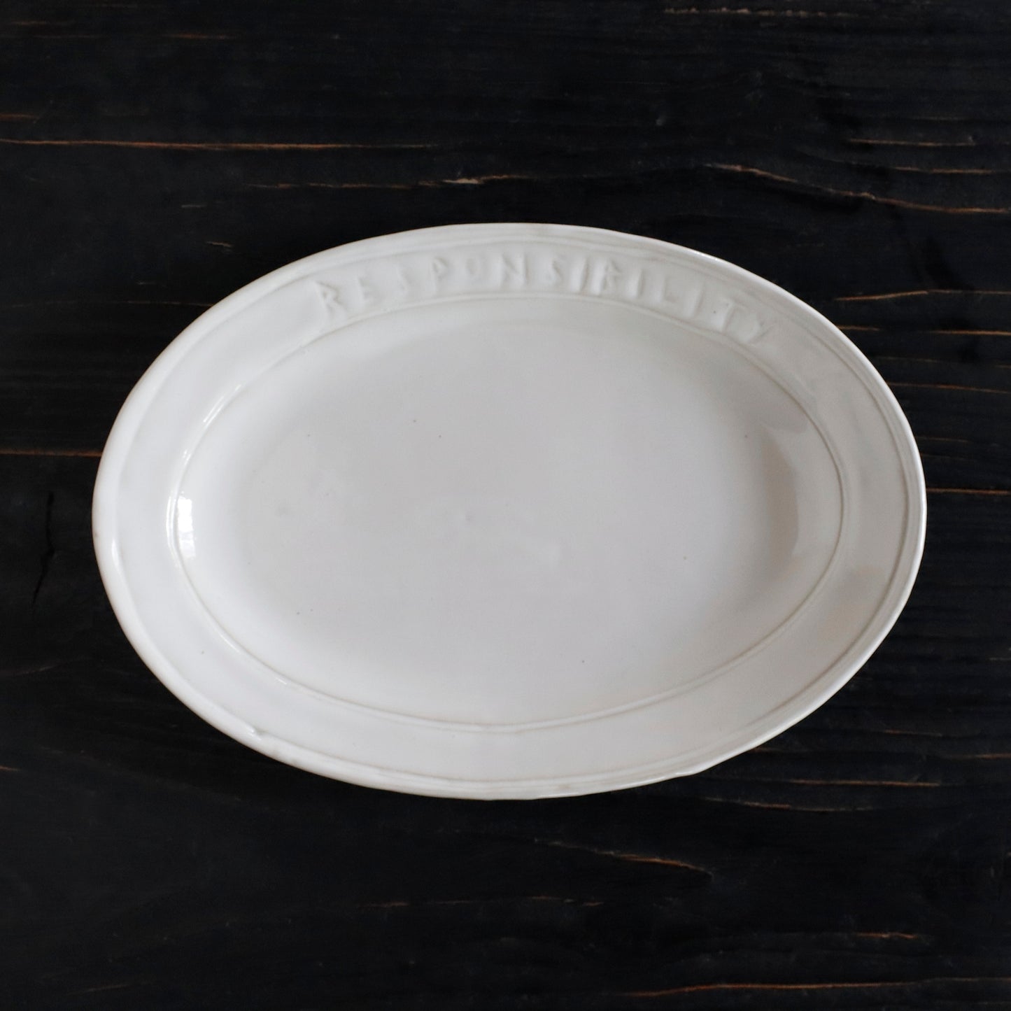 REGULAR | RESPONSIBILITY - Oval Plate_M