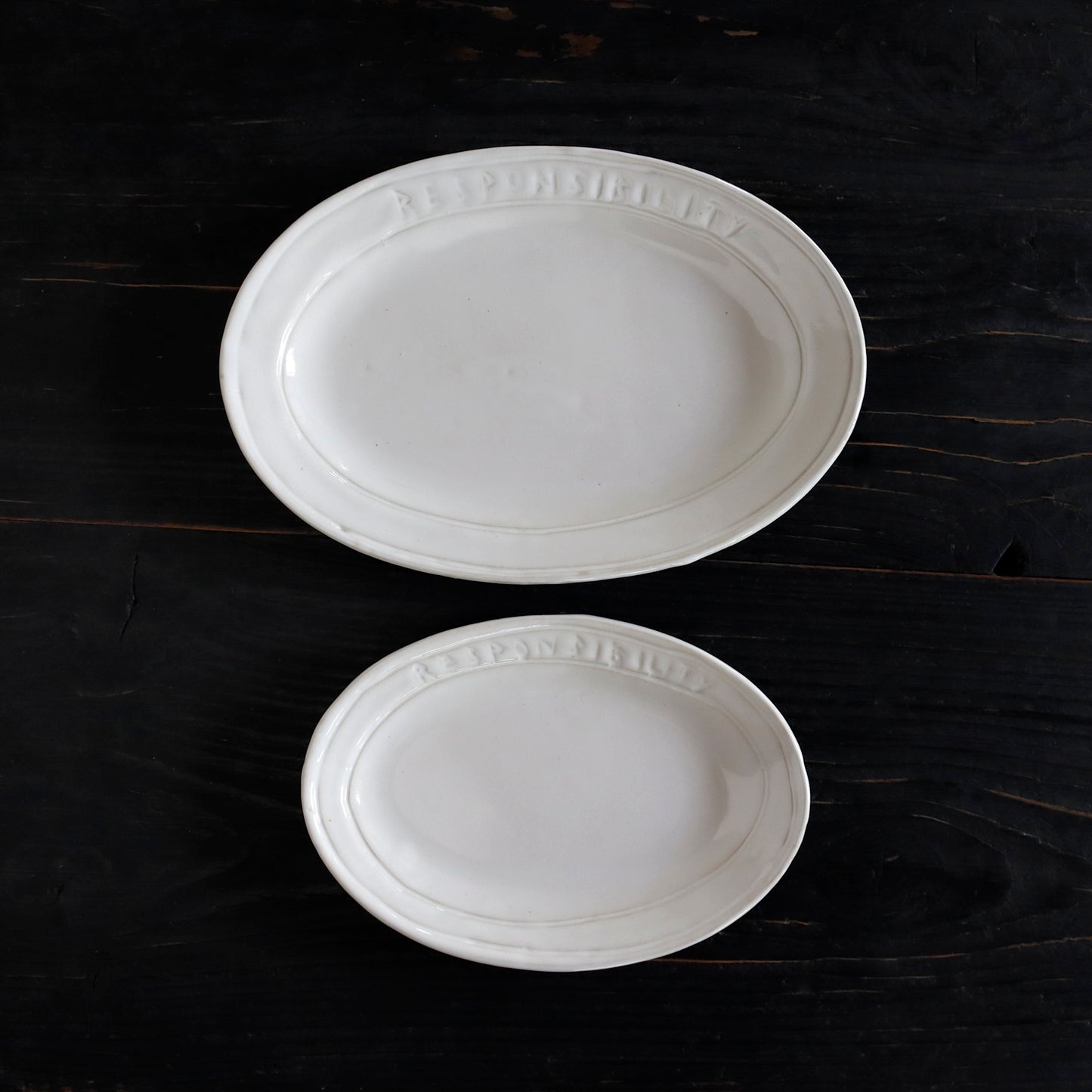 REGULAR | RESPONSIBILITY - Oval Plate_M