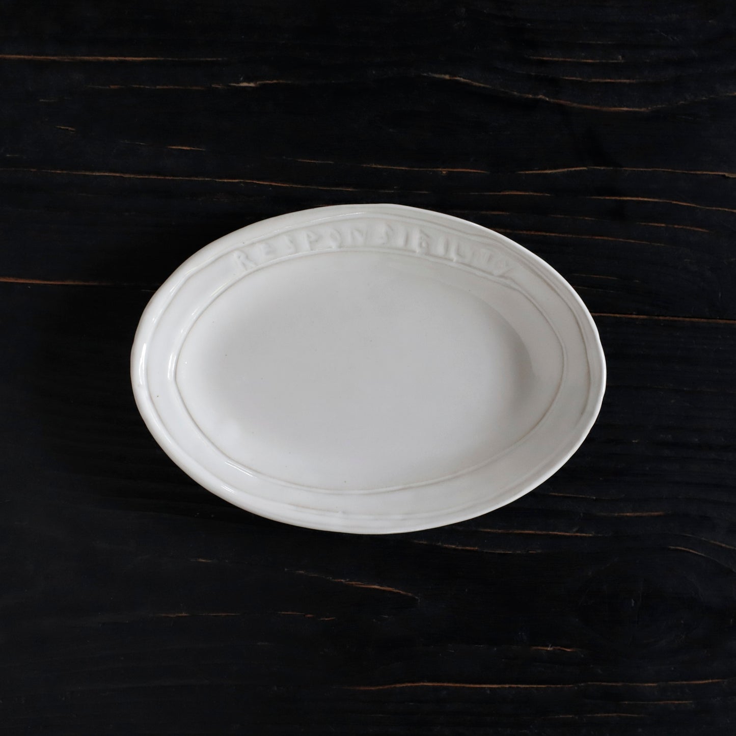 REGULAR | RESPONSIBILITY - Oval Plate_S