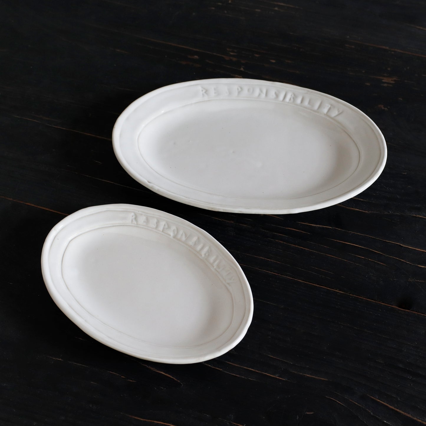 REGULAR | RESPONSIBILITY - Oval Plate_S