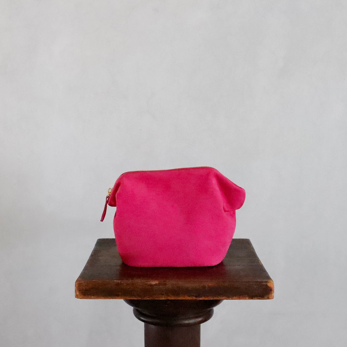 STYLE CRAFT | Pink Goat Nubuck Pouch "FP-01"