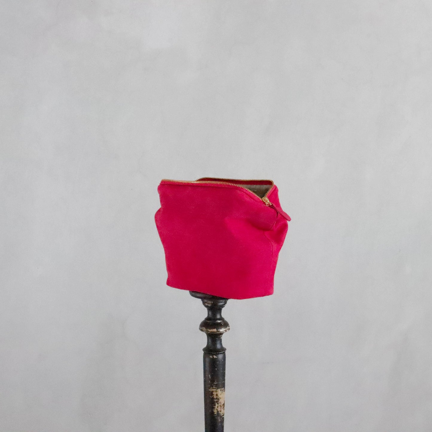 STYLE CRAFT | Pink Goat Nubuck Pouch "FP-02"